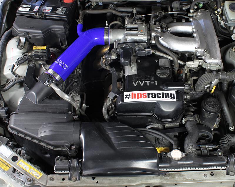 HPS Performance Products HPS Blue Reinforced Silicone Post MAF Air Intake Hose Kit Lexus 01-05 IS300 I6 3.0L (view 3)
