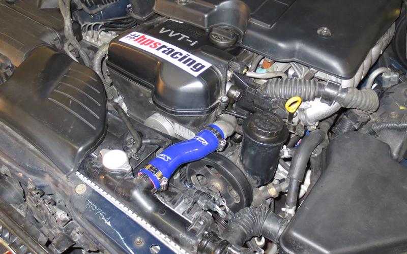 HPS Performance Products HPS Blue Reinforced Silicone Radiator Hose Kit Coolant Lexus 01-05 IS300 I6 3.0L (view 2)