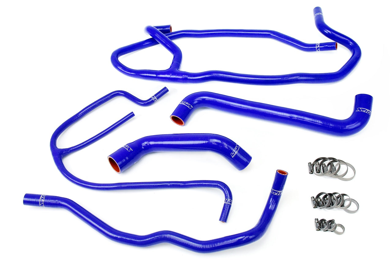 HPS Performance Products HPS Reinforced Blue Silicone Radiator + Heater Hose Kit Coolant Chevy 06-08 Corvette 7.0L LS7 V8 Z06 Non-Superch...