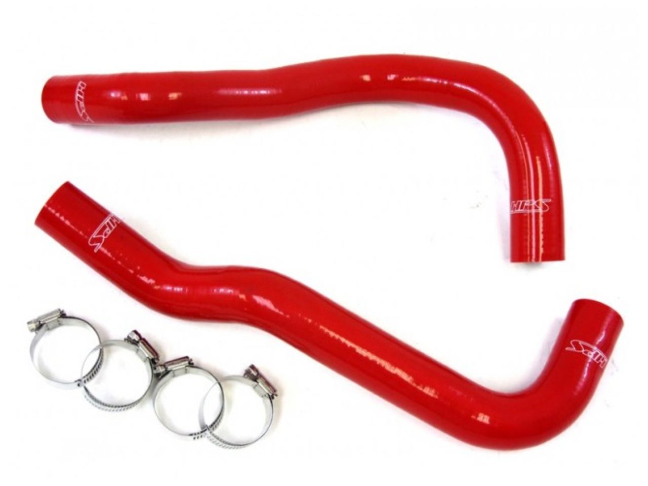 HPS Performance HPS Reinforced Red Silicone Radiator Hose Kit Coolant Toyota 05-18 Tacoma 2.7L 4Cyl (view 1)
