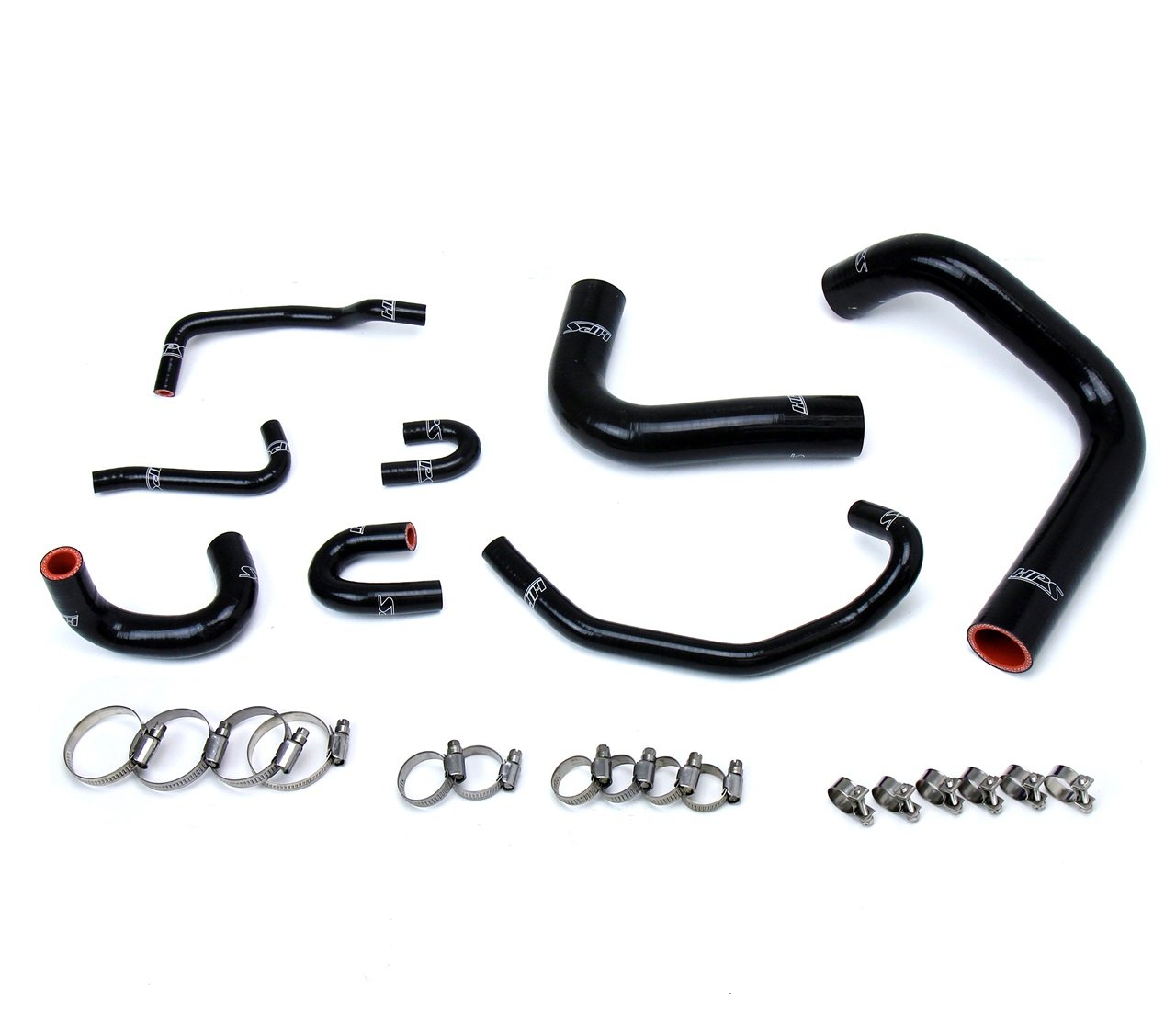 HPS Reinforced Black Silicone Radiator Hose Kit Coolant Toyota 89-95 Pickup 3.0L V6 (view 2)