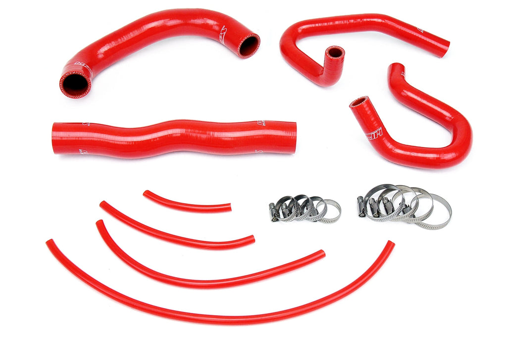 HPS Performance Products HPS Reinforced Red Silicone Radiator + Heater Hose Kit Coolant Hyundai 13-14 Genesis Coupe 2.0T Turbo 4Cyl (view 1)