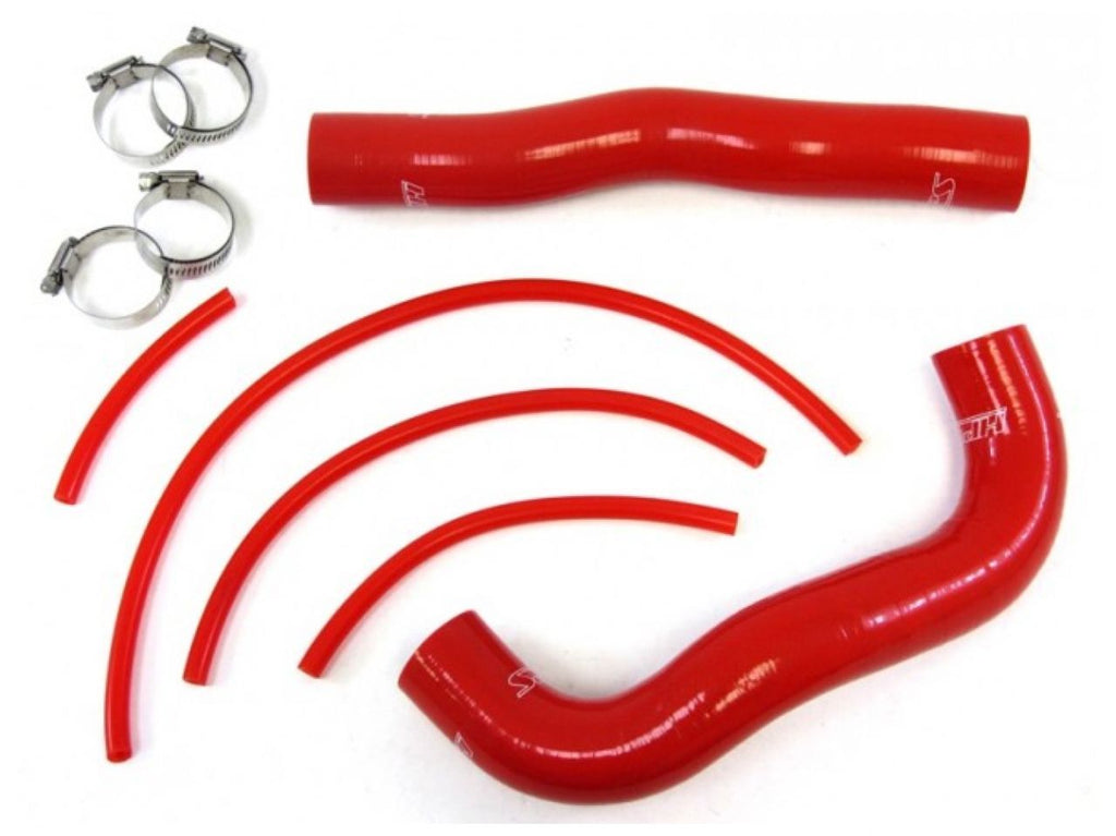 HPS Performance Products HPS Reinforced Red Silicone Radiator Hose Kit Coolant Hyundai 13-14 Genesis Coupe 2.0T Turbo 4Cyl (view 1)