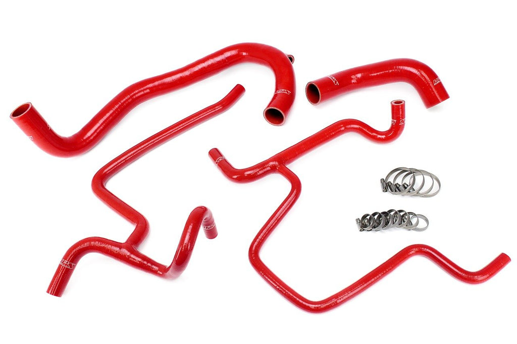 HPS Red Reinforced Silicone Radiator Hose Kit Chrysler 12-13 300C SRT8 6.4L V8 (view 2)