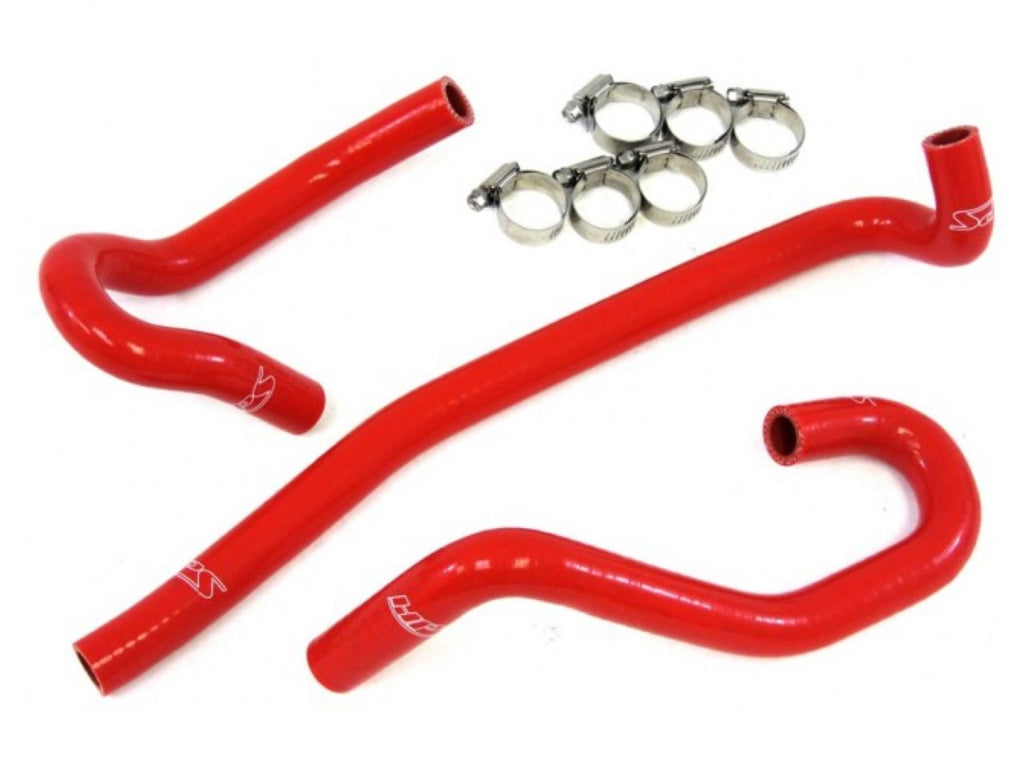 HPS Red Reinforced Silicone Heater Hose Kit Toyota 00-06 Tundra V8 4.7L Left Hand Drive (view 1)