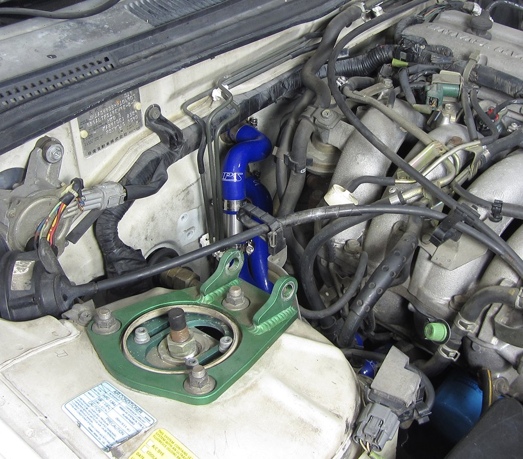 HPS Performance Products HPS Red Reinforced Silicone Heater Hose Kit Nissan 95-98 240SX S14 KA24DE (view 2)