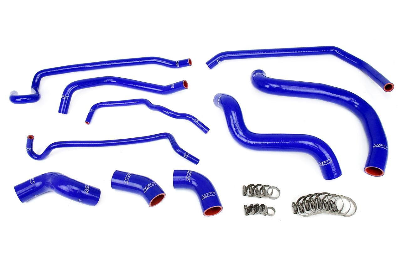 HPS Performance HPS Blue Reinforced Silicone Radiator and Heater Hose Kit Coolant Ford 11-14 Mustang GT 5.0L V8 & Boss 302 (view 1)