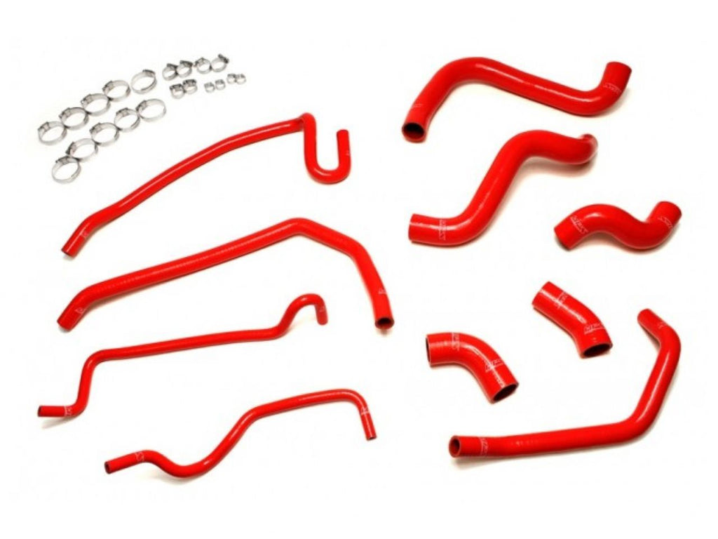 HPS Performance HPS Red Reinforced Silicone Radiator and Heater Hose Kit Coolant Ford 11-14 Mustang GT 5.0L V8 & Boss 302 (view 1)