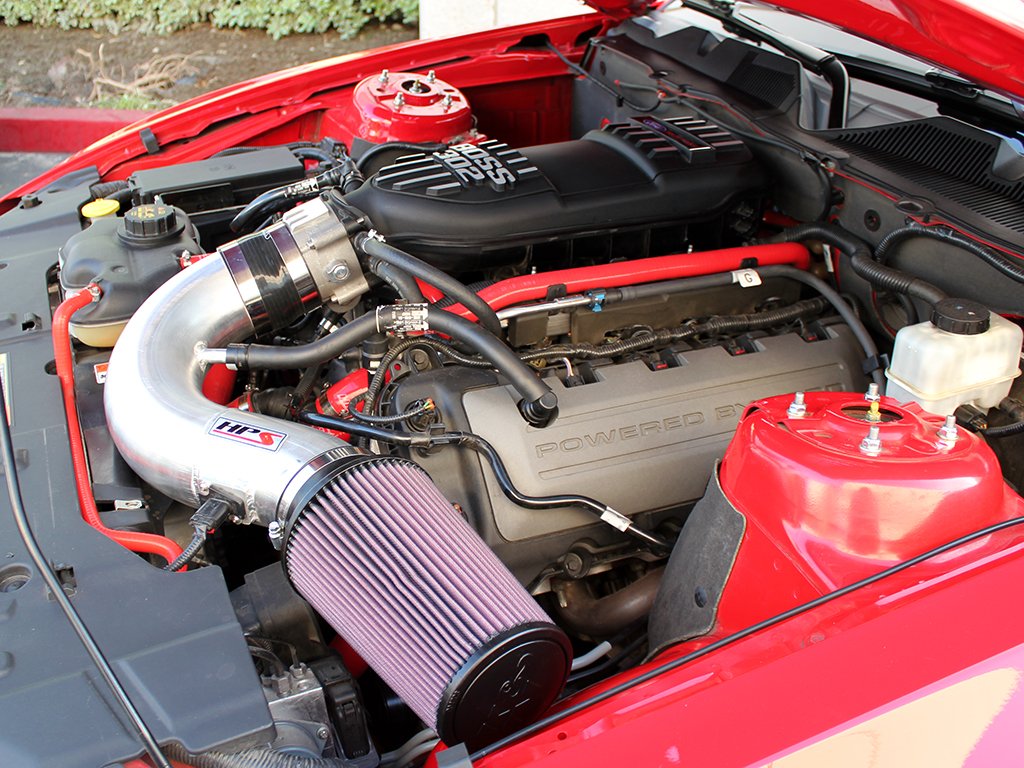 HPS Performance HPS Red Reinforced Silicone Radiator and Heater Hose Kit Coolant Ford 11-14 Mustang GT 5.0L V8 & Boss 302 (view 3)