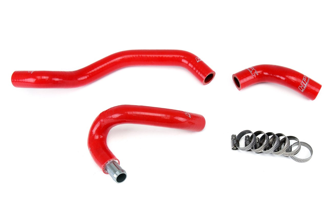 HPS Performance HPS Reinforced Silicone Heater Hose Kit Coolant, Infiniti 08-13 G37, Red