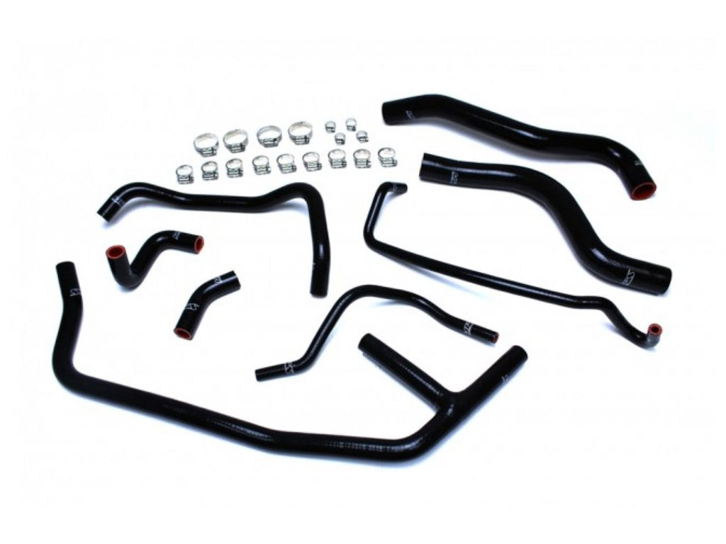 HPS Black Reinforced Silicone Radiator and Heater Hose Kit Coolant Ford 2015-2019 Mustang Ecoboost 2.3L Turbo (view 1)
