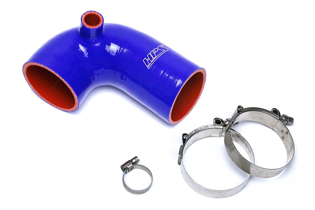 HPS Performance Products HPS Blue Reinforced Silicone Post MAF Air Intake Hose Kit Mazda 06-08 MX-5 Miata NC1 (view 1)