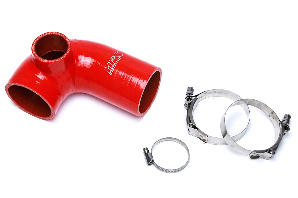 HPS Performance Products HPS Red Reinforced Silicone Post MAF Air Intake Hose Kit Mazda 09-15 MX-5 Miata NC2 NC3 (view 1)