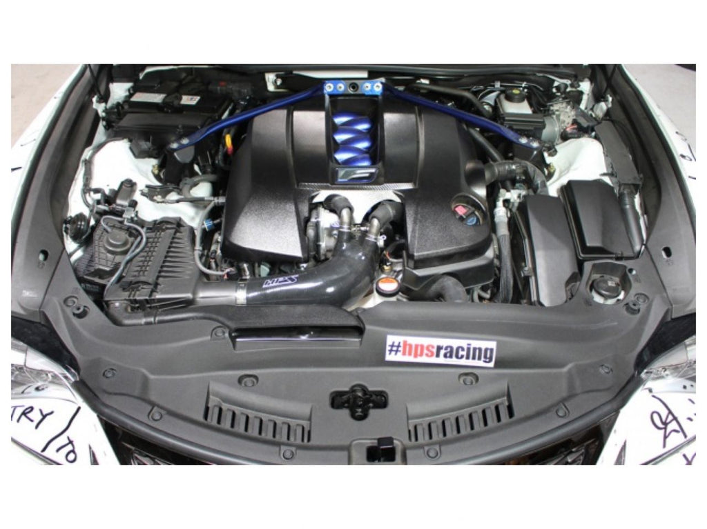 HPS Red Reinforced Silicone Post MAF Air Intake Hose Kit Lexus 2016 GSF GS F V8 5.0L (view 2)