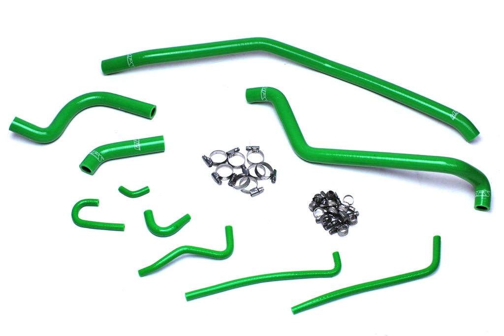 HPS Performance Products HPS Green Reinforced Silicone Radiator Hose Kit Kawasaki 04-09 KFX700 (view 1)