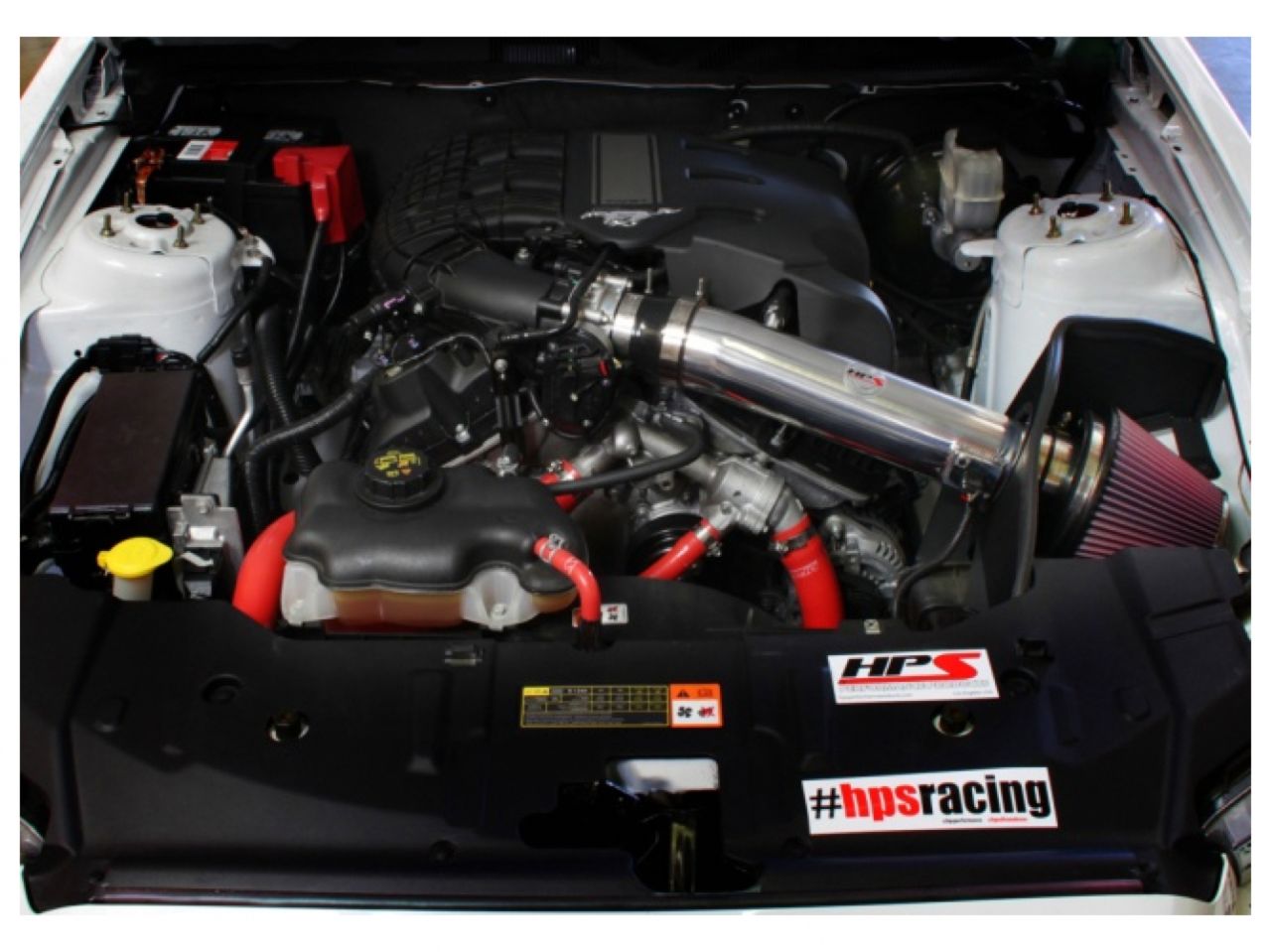 HPS Black Reinforced Silicone Radiator and Heater Hose Kit Coolant Ford 2015-2017 Mustang 3.7L V6 (view 3)