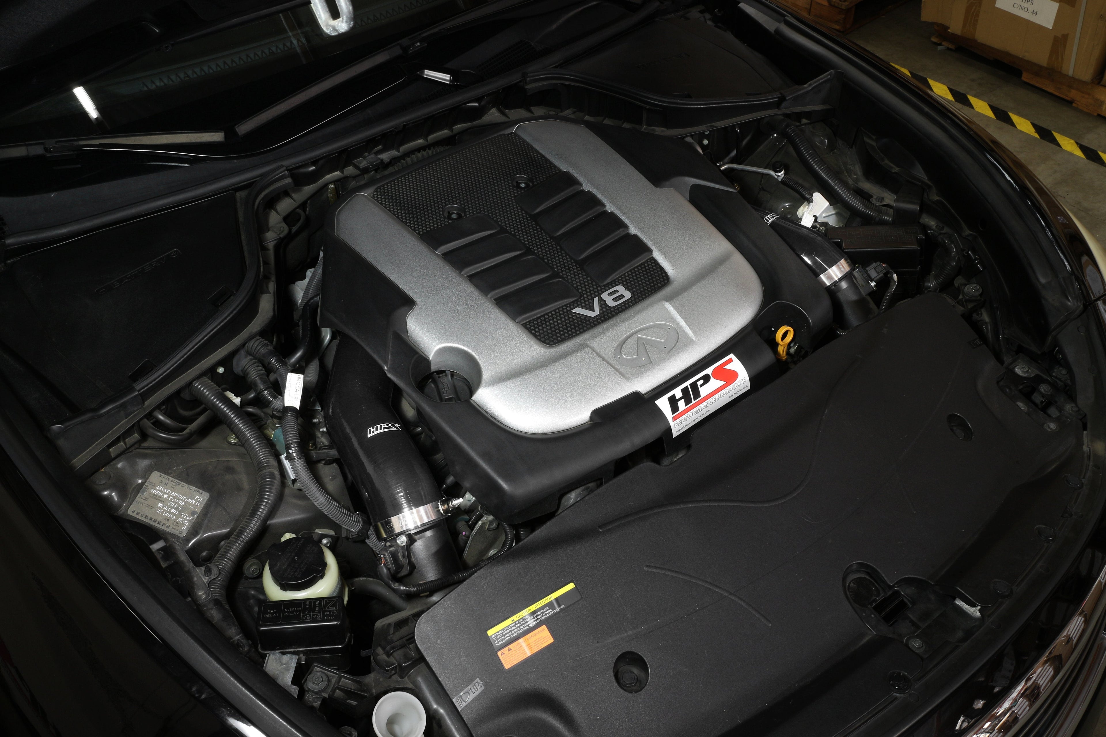 HPS Performance HPS Silicone Post MAF Air Intake Hose Kit Infiniti 2014-2019 Q70 5.6L V8, 57-1517
