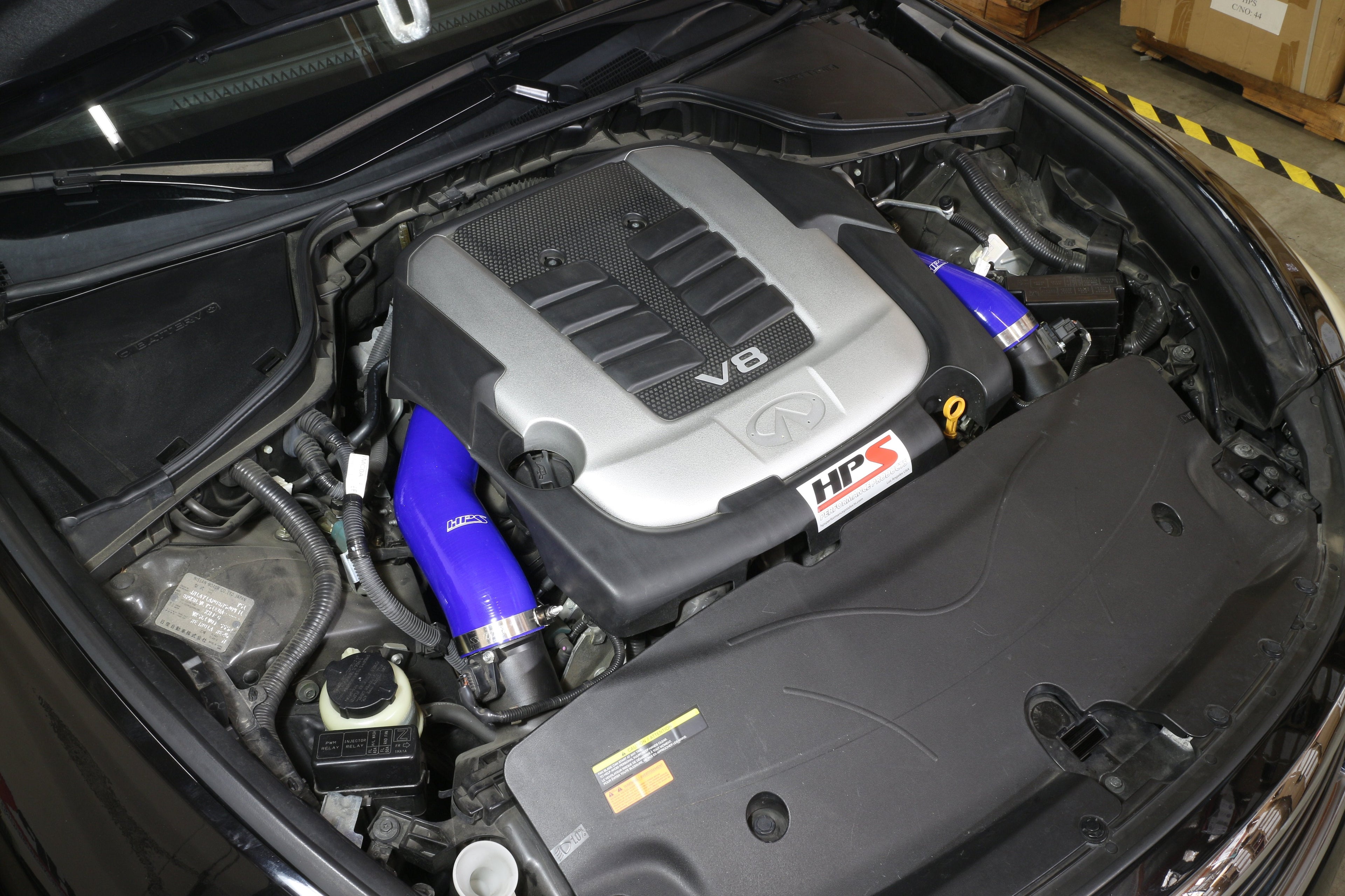 HPS Performance HPS Silicone Post MAF Air Intake Hose Kit Infiniti 11-13 M56 5.6L V8, 57-1517