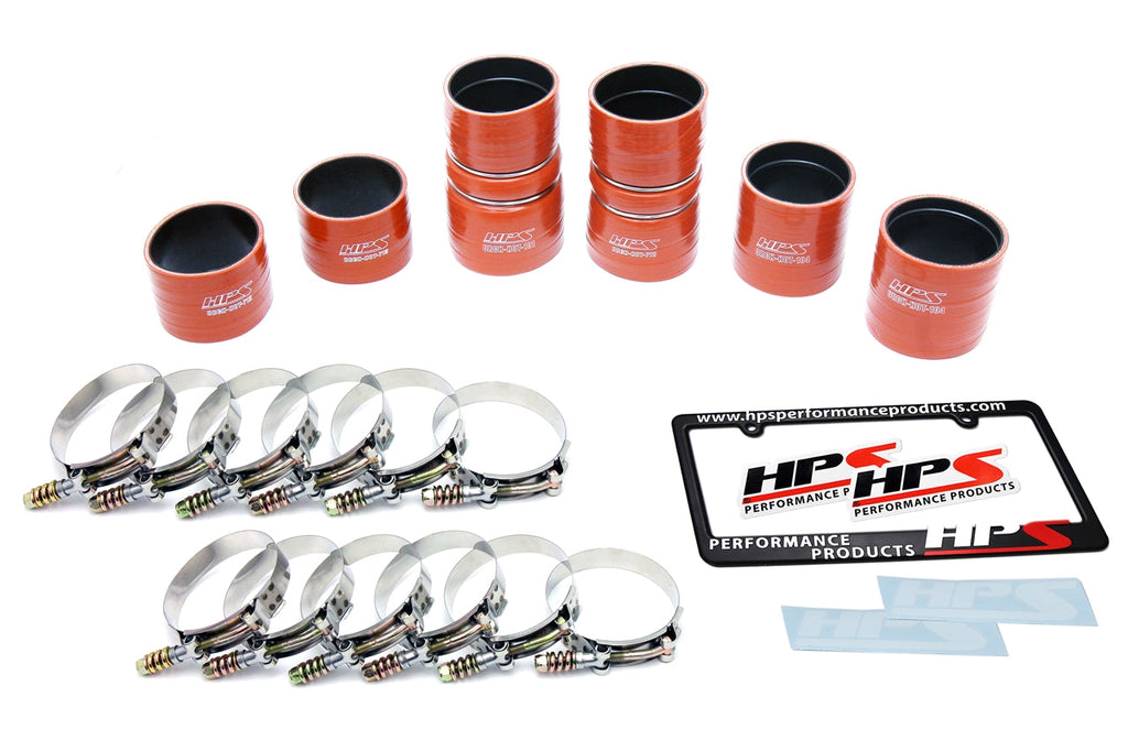 HPS Performance Products HPS High Temp Reinforced Silicone Intercooler Hose Boots Kit Ford Late 1999 - 2003 F250 Superduty 7.3L PowerStroke Diesel