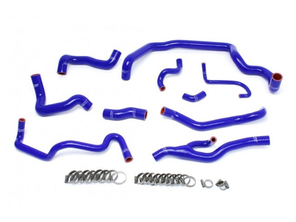 HPS Blue Reinforced Silicone Radiator and Heater Hose Kit Coolant Mini 07-11 Cooper S R56 1.6L Turbo Automatic Trans (view 1)