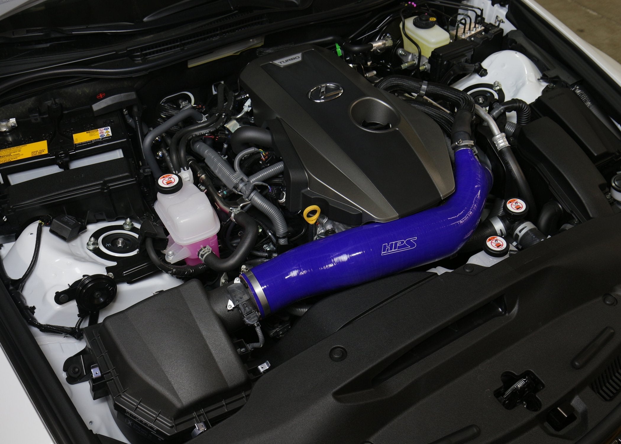 HPS Performance HPS Silicone Air Intake Kit Post MAF Hose Lexus 2016-2017 GS200t 2.0L Turbo, 57-1585