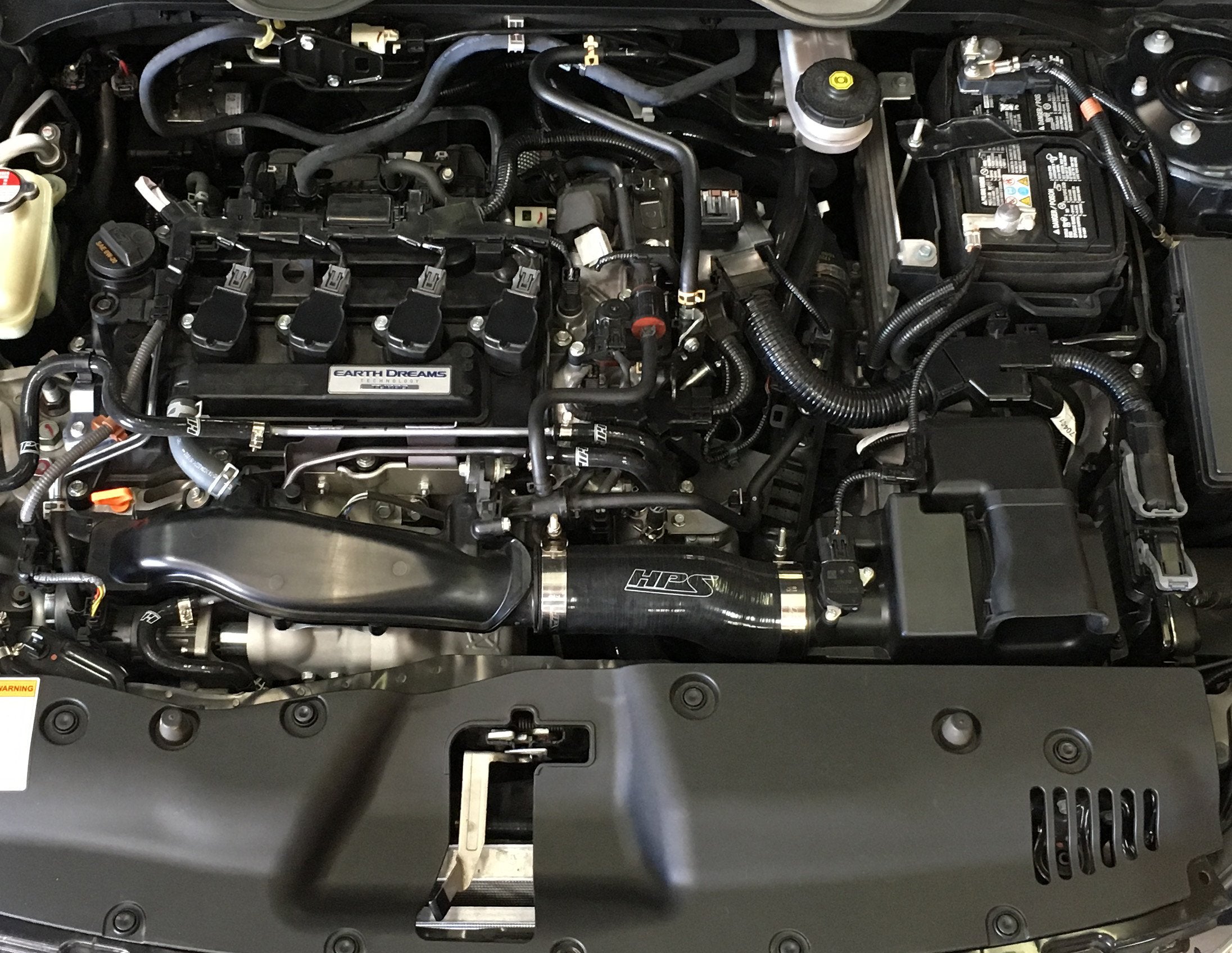 HPS Performance HPS Silicone Air Intake Kit Post MAF Hose Honda 2016-2020 Civic 1.5L Turbo, 57-1595