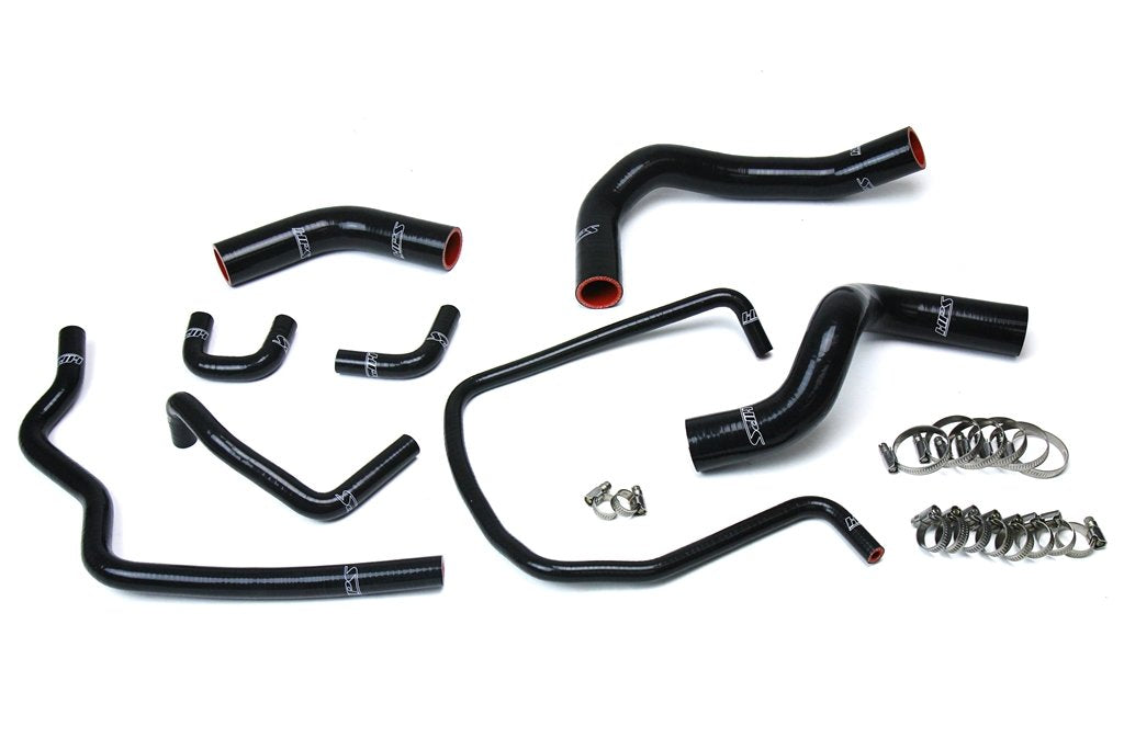 HPS Black Reinforced Silicone Radiator Hose Kit Coolant Nissan 04-14 Titan V8 5.6L