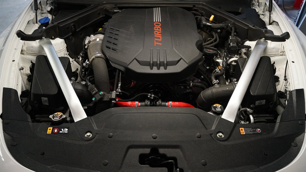 HPS Performance HPS Silicone Breather BOV Hose Kit 2018-2020 Genesis G80 3.3T V6 Twin Turbo, 57-2045