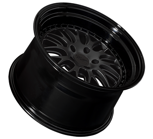 XXR 570 Wheel Flat Black / Gloss Black Lip 18x9.5 +20 5x4.5
