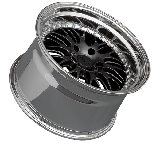 XXR 570 Wheel Graphite / Platinum Lip 18x8.5 +35 5x100