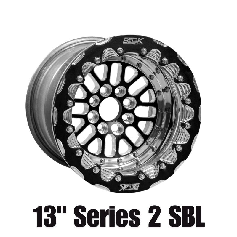 Belak Wheels Belak 13x10 / 5in BS / 5x114.3 BP / High Pad / Series 2 Wheel - Single Beadlock 13105114S25BS-SBL