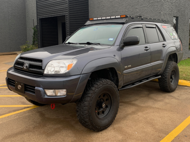 Cali Raised LED Cali Raised 03-09 Toyota 4Runner Trail Edition Bolt On Rock Sliders - No Kick Out / BedLiner CR2745