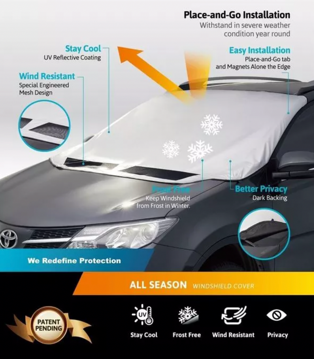 3D MAXpider Size G 3D Wintect Windshield Cover B014KOZE66