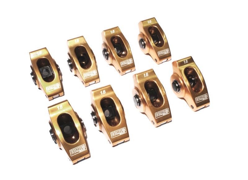 Comp Cams ROCKER ARMS, "ULTRA GOLD" SBC 3/8" 1.6 (view 1)