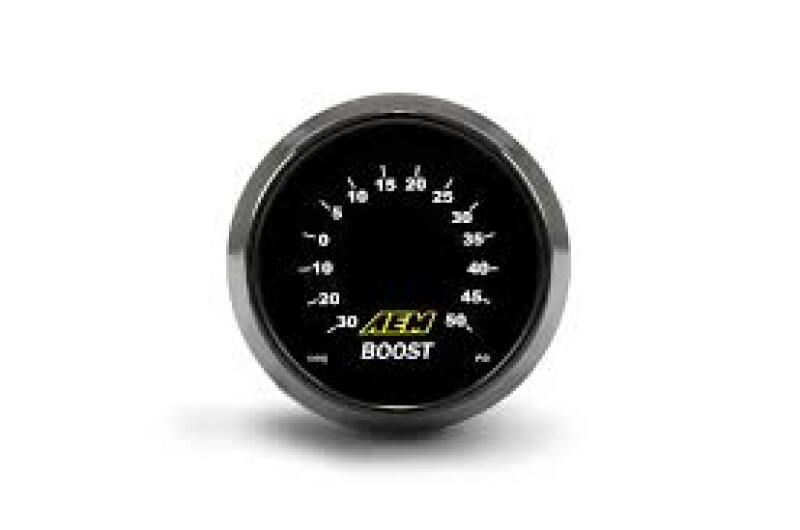AEM Electronics 52mm Digital Boost Gauge 50 PSI (view 3)