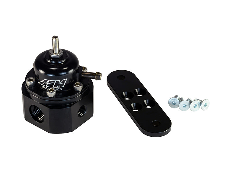 AEM Electronics Universal Fuel Pressure Regulator Black (view 1)