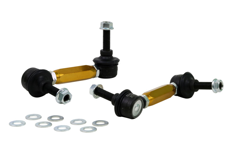 Whiteline Sway Bar Link Kit Heavy Duty Adj Steel Ball Audi A3 2006-2012 (view 1)