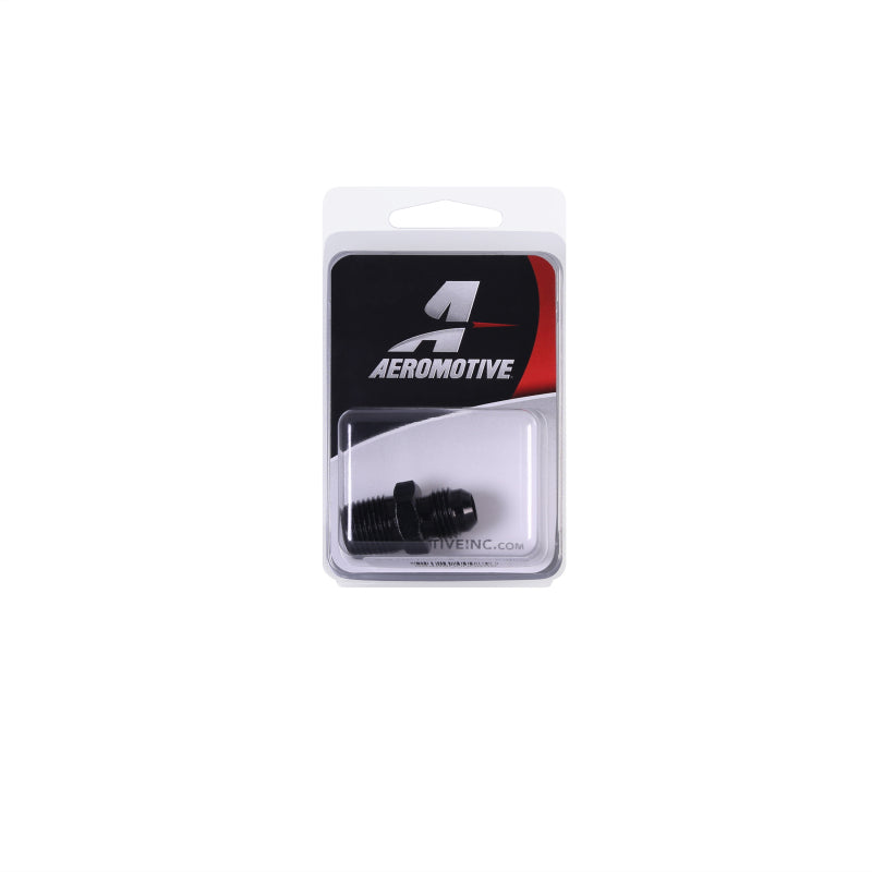 Aeromotive 3/8'' NPT to AN-06 Male Flare Adapter Fitting (view 1)