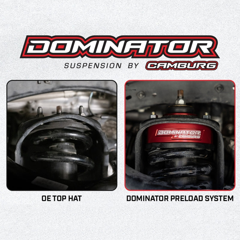 Camburg 05-23 Toyota Tacoma / 03-24 Toyota 4Runner Dominator Preload Spacer Kit CAM-310205