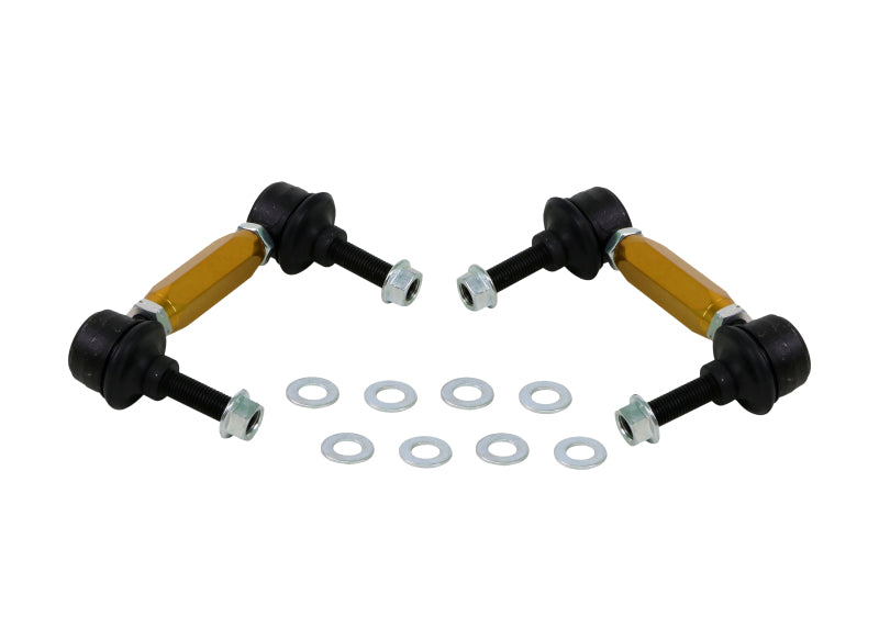 Whiteline Sway Bar Link Kit Heavy Duty Adj Steel Ball Audi A3 2006-2012 (view 3)