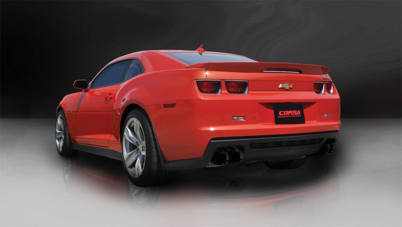 Corsa Performance 12-13 Chevrolet Camaro Coupe ZL1 6.2L V8 Black Sport Cat-Back + XO (view 3)