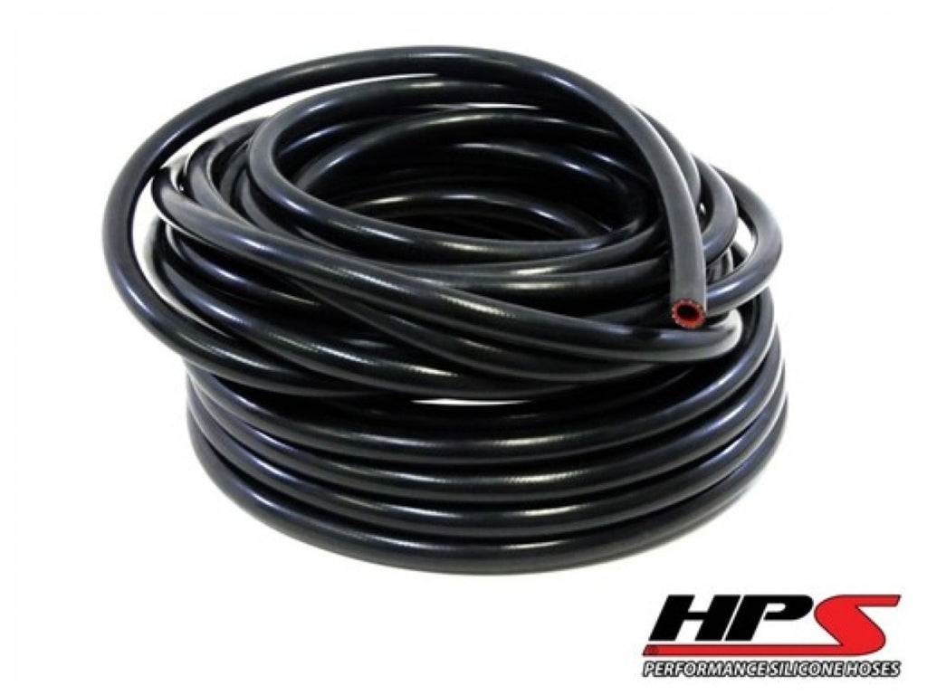 HPS High Temp 5/8"ID(16mm)Reinforced Silicone Heater Hose Black 10 Ft Roll (view 2)