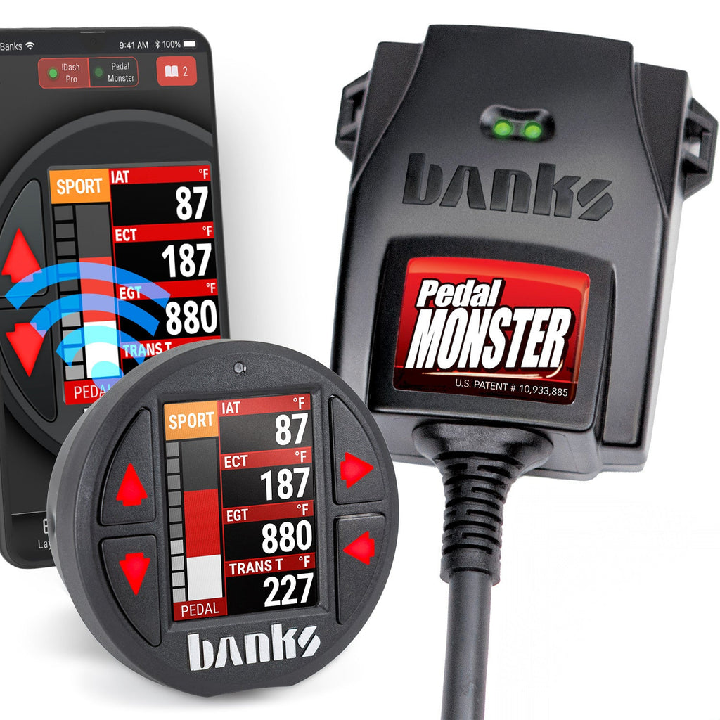 Banks Power Pedal Monster Kit Sumitomo TS 025 Sealed Series 6-Way CONFIG 2 PM-06 With iDash Pro 64337-P
