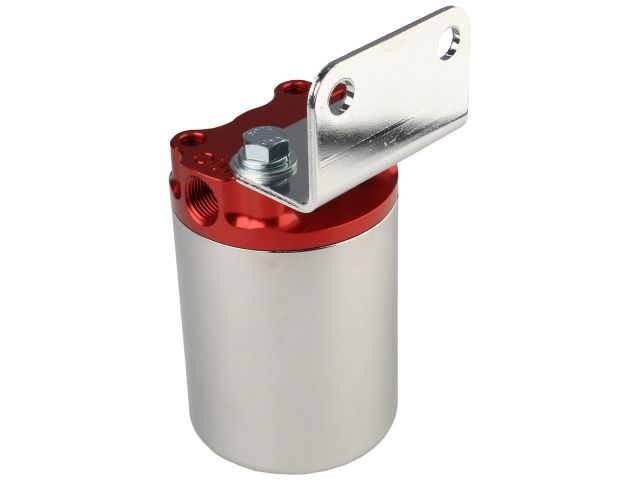 Aeromotive 10 Micron, Red/Polished Canister Fuel Filter (view 3)