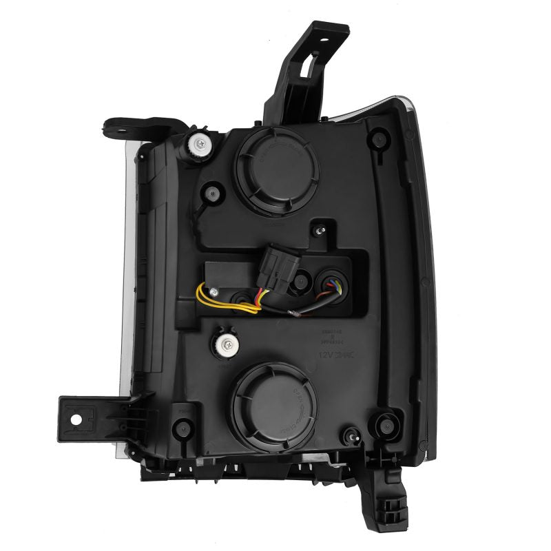 AlphaRex 04-15 Chevy 1500HD LUXX LED Proj Headlights Alpha-Black w/Seq Activation Light / Seq Signal 880244 *Discontinued