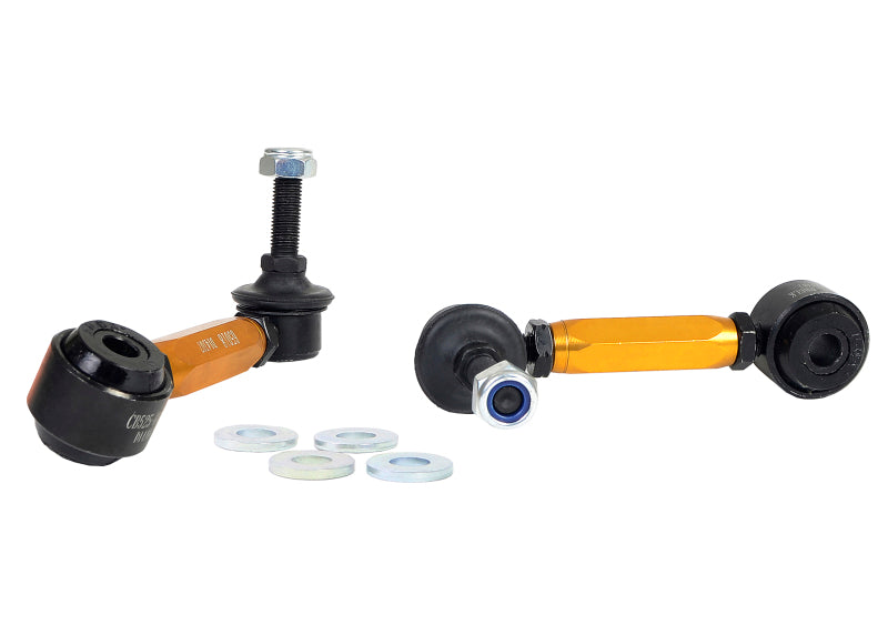 Whiteline Sway Bar Link Kit Heavy Duty Adj Steel Ball Audi A3 2006-2011 (view 1)