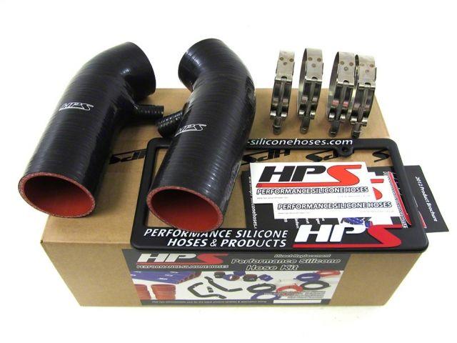 HPS Black Reinforced Silicone Post MAF Air Intake Hose Kit Infiniti 08-14 G37 3.7L (view 1)