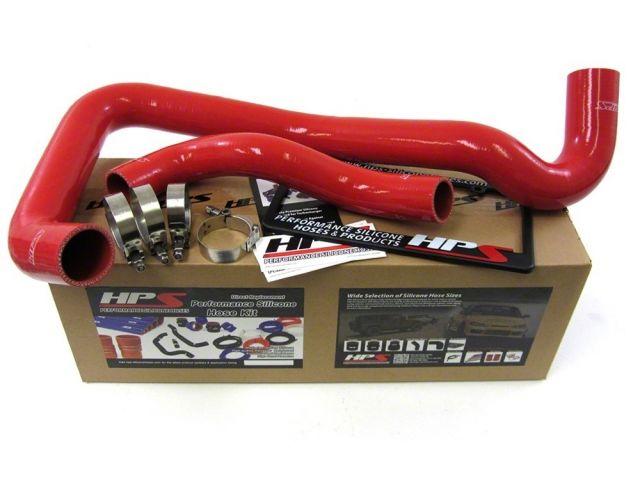 HPS Red Reinforced Silicone Radiator Hose Kit Coolant Ford 03-07 F350 Superduty 6.0L Diesel w/ Mono Beam Suspension (view 1)