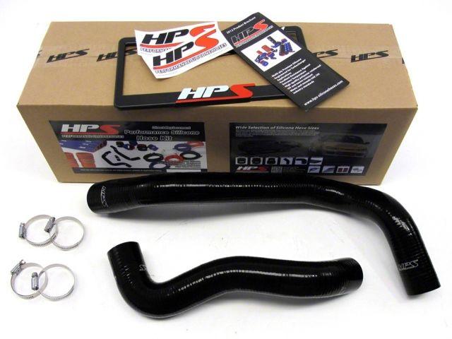 HPS Black Reinforced Silicone Radiator Hose Kit Coolant Ford 99-01 F550 Superduty w/ 7.3L Diesel Single Alternator (view 1)