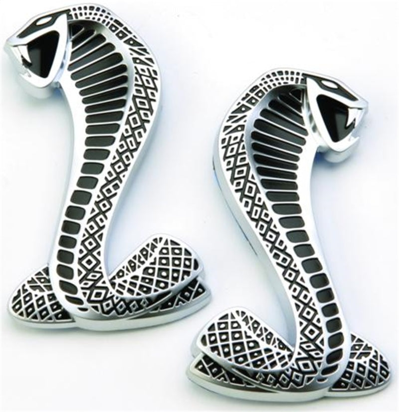 Ford Performance Parts Ford Racing 2007-2009 Mustang SVT Cobra Snake Fender Emblems (view 1)